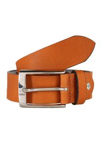 Vanzetti, Herren Gürtel aus mattem Leder, Cognac