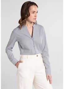 Eterna, Damen Bluse, Dunkelblau / Wei&szlig;
