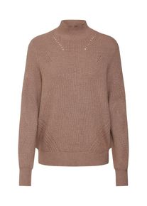 Noisy may, Damen Strickpullover 'NMSATI', Hellbraun