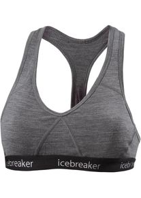 Icebreaker, Damen Sprite Sport-BH , Grau