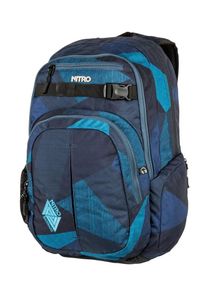 Nitro, Herren Rucksack 'Chase', Navy / Nachtblau / Aqua / Blaumeliert