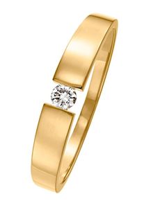 Christ, Damen Ring, Gold / Wei&szlig;