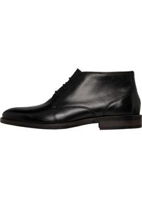Tommy Hilfiger, Herren Schnürhalbschuh 'ESSENTIAL LEATHER BOOT', Schwarz