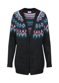 Noisy may, Damen Cardigan, Anthrazit / Mischfarben