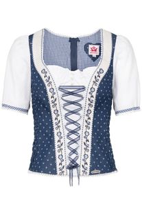 Spieth & Wensky SPIETH & WENSKY, Damen Bluse 'Fidschi', Blau / Weiß