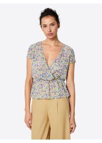 ABOUT YOU, Damen Bluse 'Eva', Gelb / Grün / Lila
