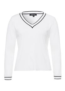 More & More MORE & MORE, Damen Pullover, Schwarz / Wei&szlig;