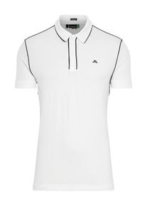 J. Lindeberg J.Lindeberg, Herren Poloshirt 'Tomi', Schwarz / Weiß