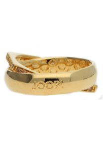 JOOP!, Damen Fingerring Silber Gold Edged, Gold