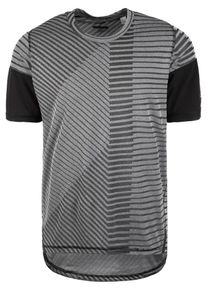 adidas Performance, Herren Trainingsshirt 'Freelift 360 x Strong Graphic', Grau / Schwarz