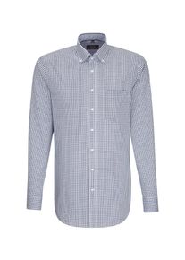 Seidensticker, Herren Hemd, Blau / Wei&szlig;