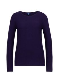 Tom Tailor, Damen Ottomane Structure Sweater, Dunkellila