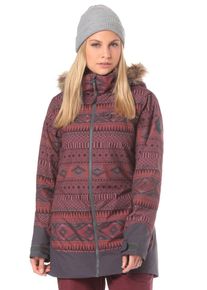Burton, Damen Snowboardjacke, Hellgrau / Pastellrot