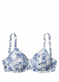 Triumph, Damen Minimizer-BH My Flower Minimizer W, Blau / Hellblau / Weiß