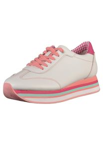 Mellow Yellow, Damen Sneaker, Hellblau / Rosa / Himbeer / Wei&szlig;