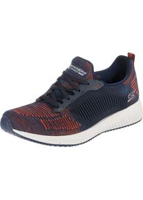 Skechers, Damen Sneakers 'Bobs Squad', Nachtblau / Neonorange