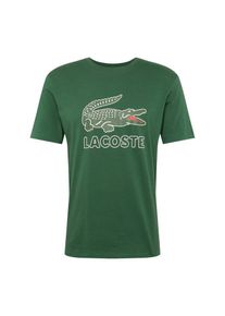 Lacoste, Herren Shirt 'TEE-SHIRT', Dunkelgrün / Schwarz