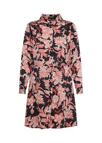 New Look, Damen Blusenkleid, Rosa / Schwarz