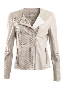Maze, Damen Lederjacke ' Kaduna ', Beige