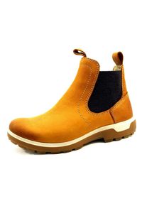 Ecco, Damen Stiefel, Goldgelb / Schwarz
