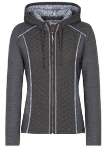 Spieth & Wensky SPIETH & WENSKY, Damen Strickjacke 'Hameln', Hellblau / Basaltgrau / Weiß