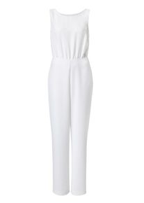 Hallhuber, Damen Jumpsuit, Weiß