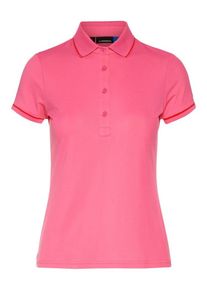 J. Lindeberg J.Lindeberg, Damen Poloshirt 'Leana Lux', Pink / Rot