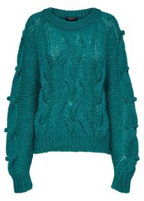 Selected Femme, Damen Strickpullover, Petrol