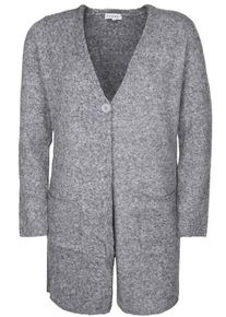 Zhenzi, Damen Strickjacke 'BILBOE', Grau