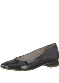 Tamaris, Damen Slipper 'Ballerina Lack', Schwarz