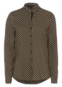More & More MORE & MORE, Damen Viskosebluse, Sand / Schwarz