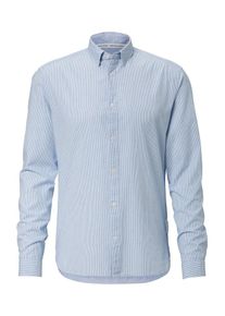 Marc O'Polo Marc O'Polo DENIM, Herren Hemd, Taubenblau / Wei&szlig;
