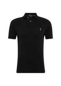 Polo Ralph Lauren, Herren Poloshirt 'SS SLIM FIT-SHORT SLEEVE-KNIT', Schwarz
