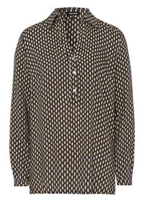 More & More MORE & MORE, Damen Bluse, Sand / Grau / Schwarz