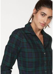 Gant, Damen Bluse, Navy / Tanne