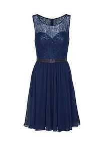 Mascara, Damen Cocktailkleid mit Pailetten-Details, Navy