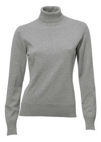 Heine, Damen Rollkragen-Pullover, Graumeliert