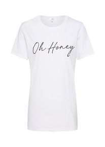 Missguided, Damen Shirt 'Oh Honey', Wei&szlig;