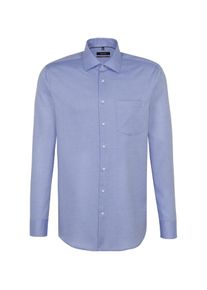 Seidensticker, Herren Hemd, Rauchblau