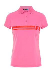 J. Lindeberg J.Lindeberg, Damen Poloshirt 'W Orla TX', Pink / Orangerot