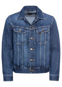 Lee, Herren Jacke 'SLIM RIDER FLICK', Blue Denim