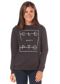Cleptomanicx, Damen Sweatshirt 'Lity 2', Schwarz