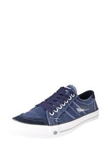 Dockers by Gerli, Herren Slipper im Sneaker-Style, Navy / Wei&szlig;