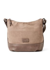 Tom Tailor, Damen Umhängetasche 'Lauri', Hellbeige / Braun