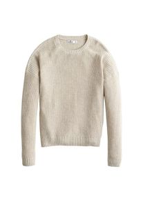 Hollister, Damen Pullover 'NA SHAKER CREW SWTR', Beige