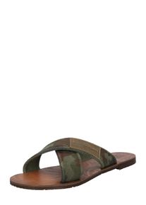 Replay, Herren Slipper 'RANDWIK', Braun / Gr&uuml;n / Dunkelgr&uuml;n