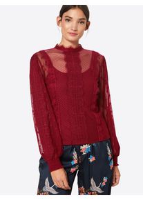 Minkpink, Damen Bluse 'LAYLA LACE', Rubinrot