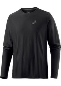 asics, Herren Laufshirt, Schwarz
