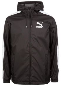 Puma, Herren Kapuzenjacke, Schwarz / Wei&szlig;