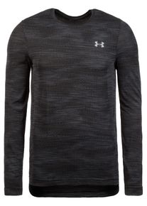 Under Armour, Herren Trainingslongsleeve 'Vanish Seamless Camo', Basaltgrau / Schwarz